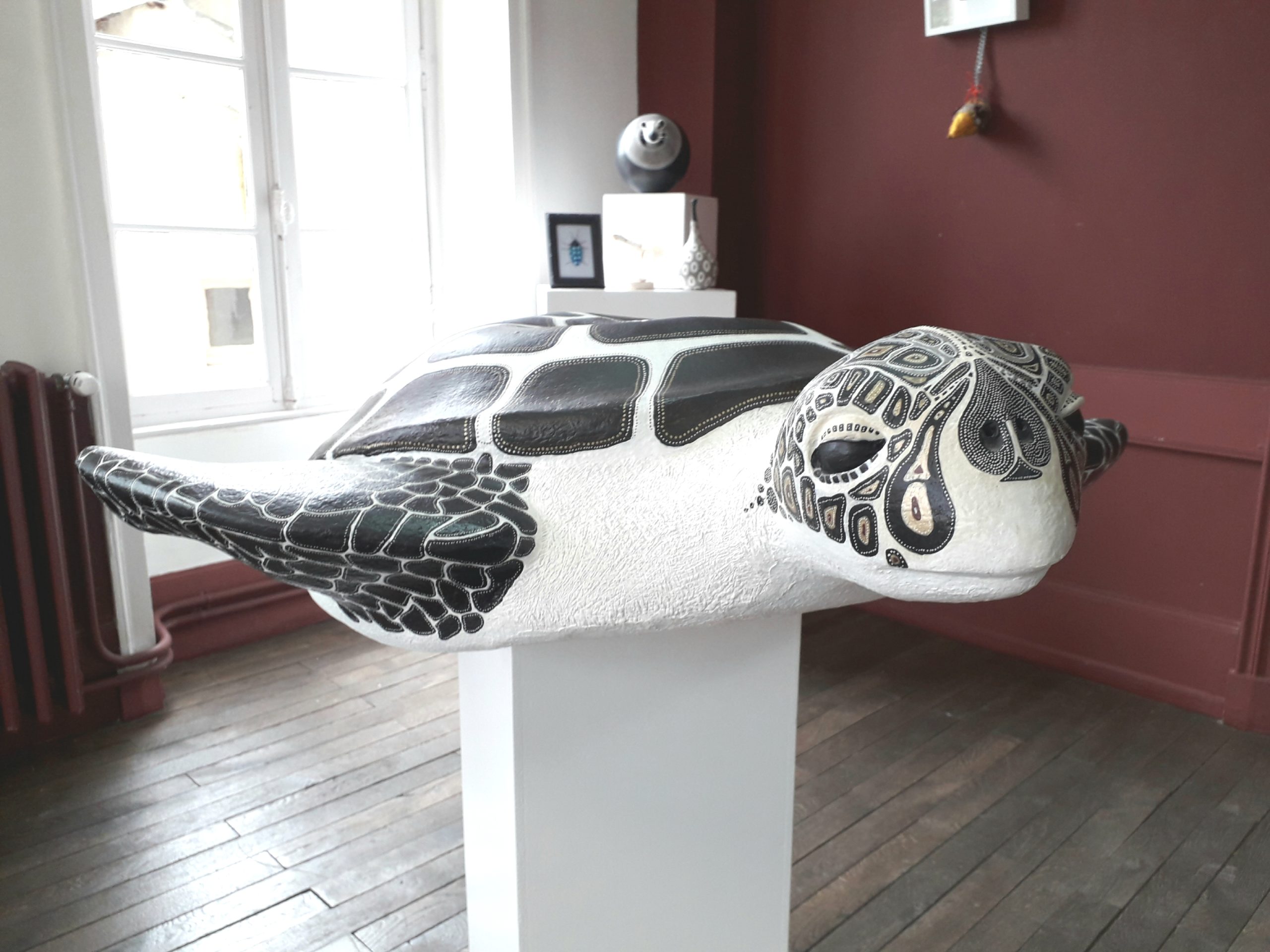 Valérie Jouandon, sculptures en papier mâché