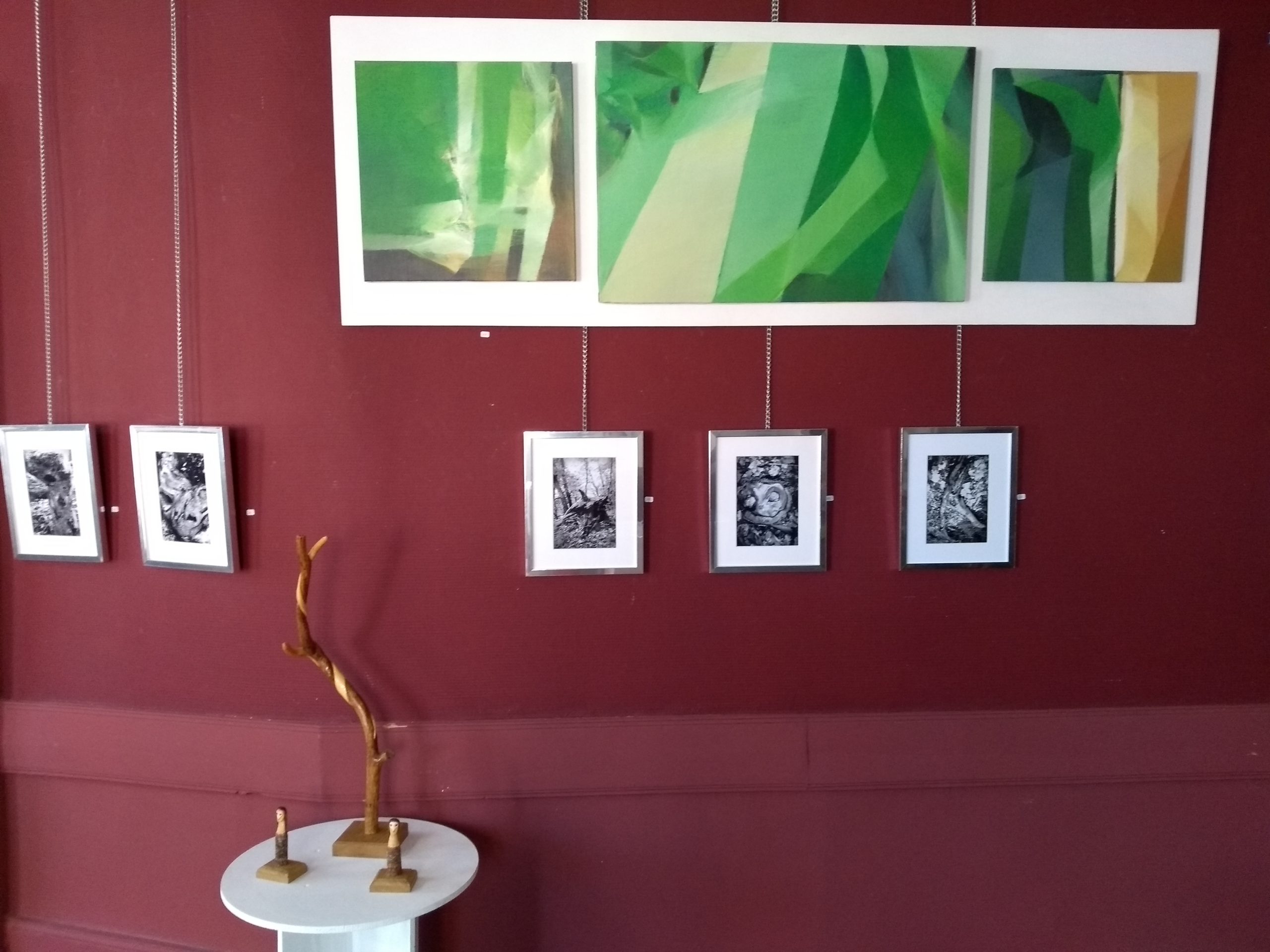Louis Paul Baudot (peintures), Anne Marie Rouillard (photos) et Xavier Thabarant (sculptures)