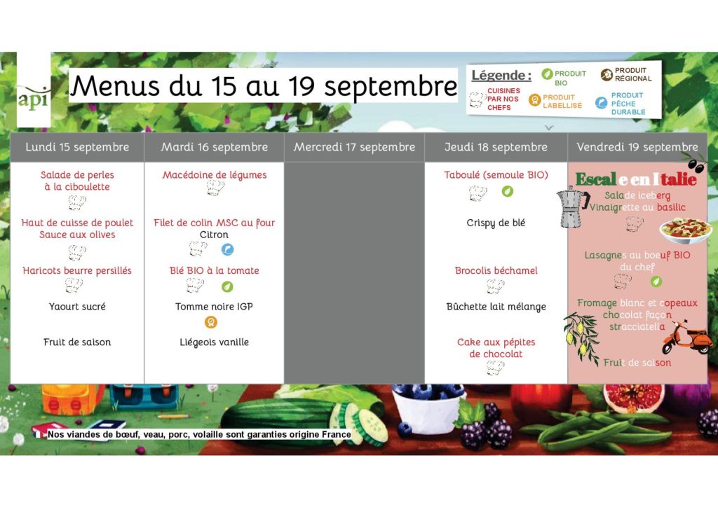 Menu 13
