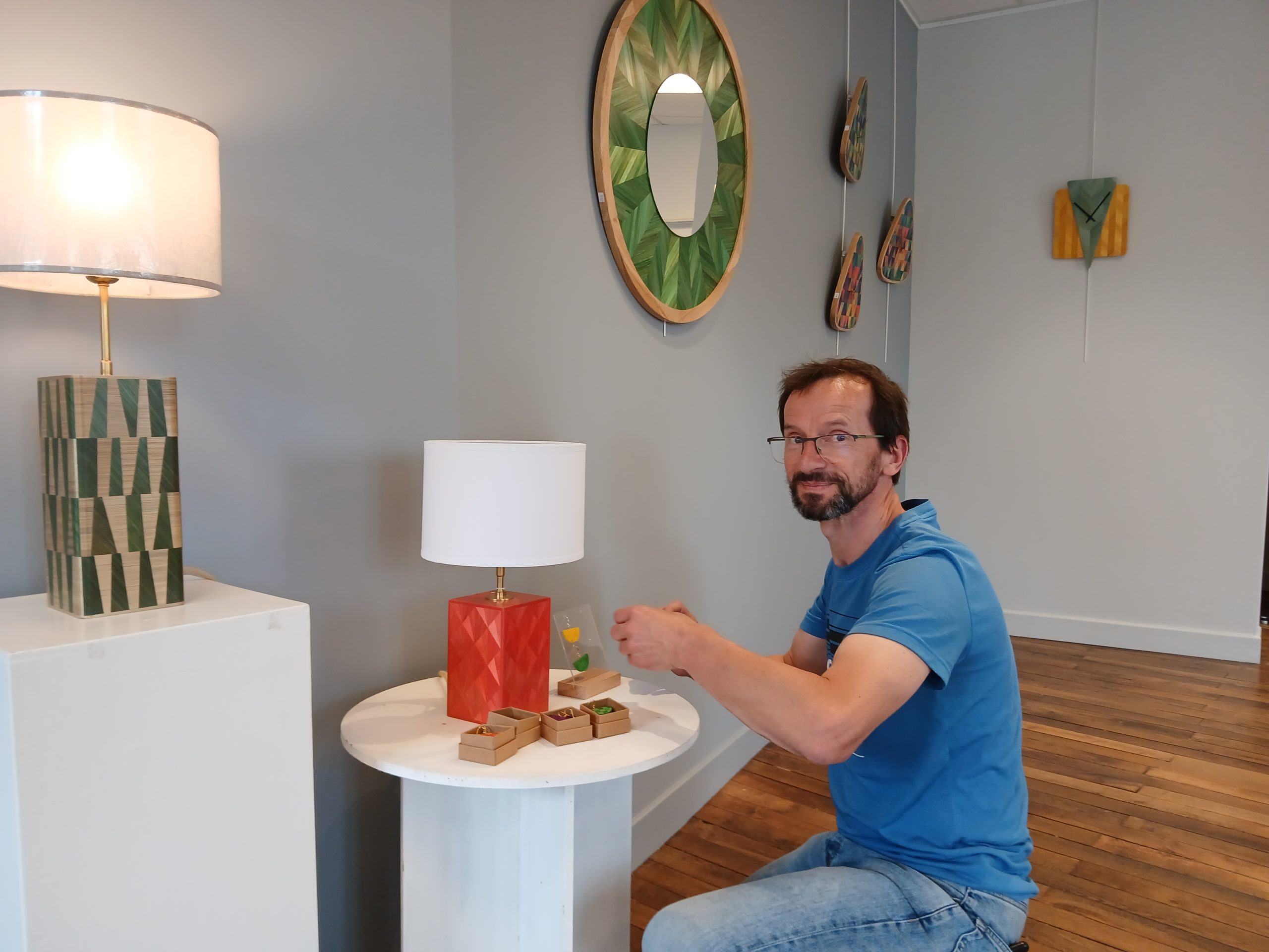 Marqueterie de paille Lux Paleis par Stéphane Laurenson