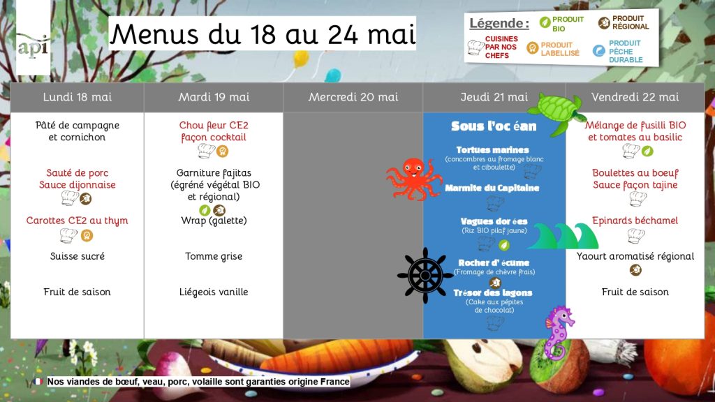 menu a